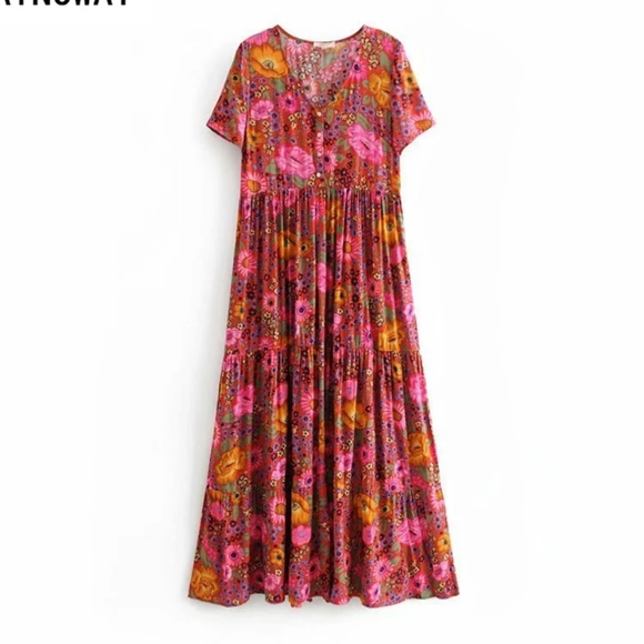 spell desert daisy maxi skirt